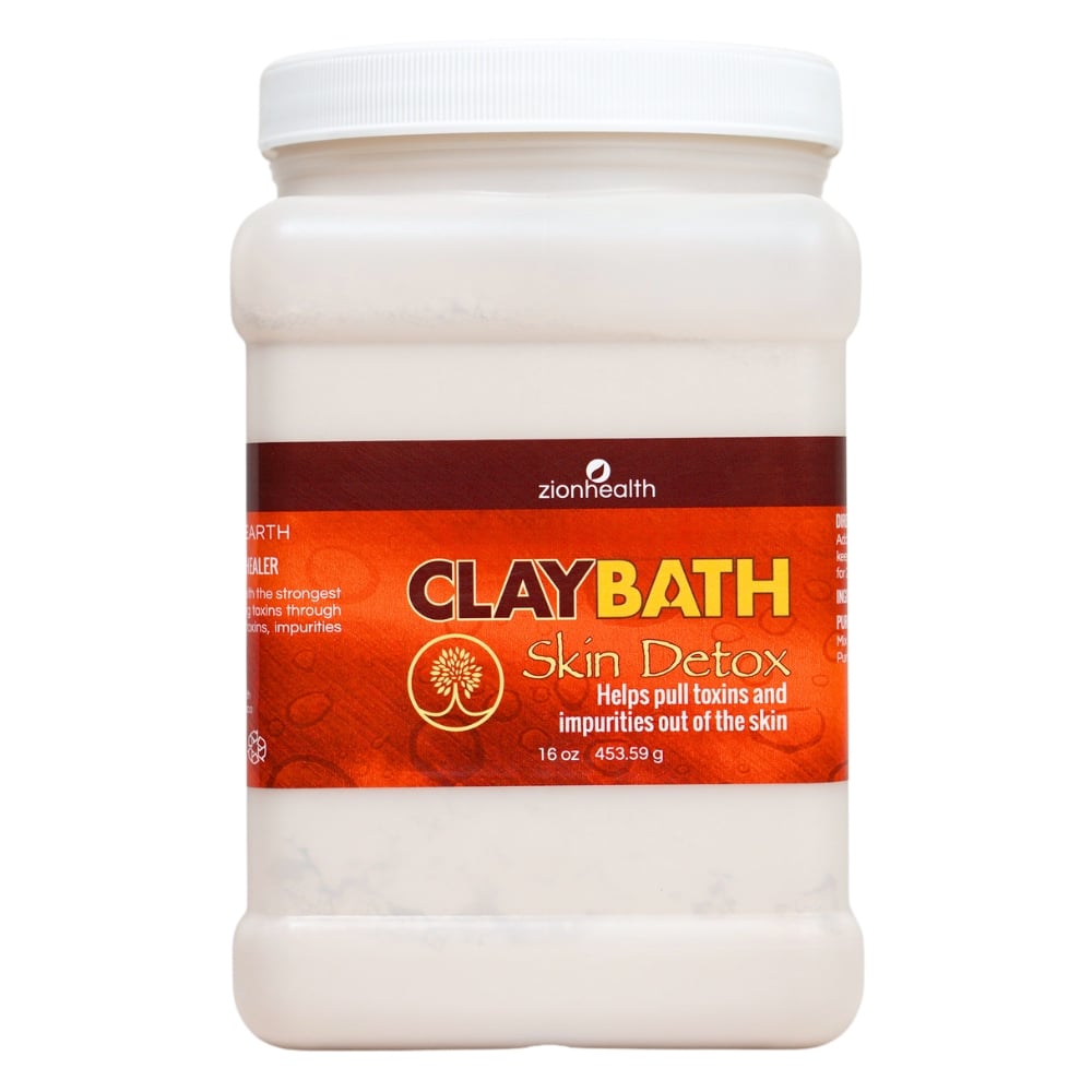 Clay Bath Detox Remedy - 4 lbs | Zion Health | ADAMA Minerals